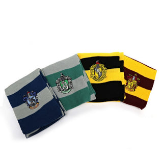 Knitted Harry Potter Scarf | Scarf with House Emblem for Cosplay