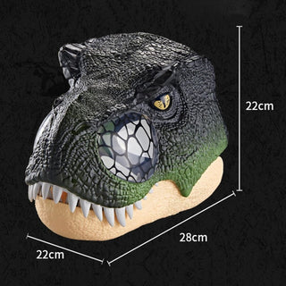 Dinosaur Helmet with Moveable Jaw