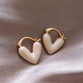 Cherished Hearts - Glowing Heart Stud Earrings