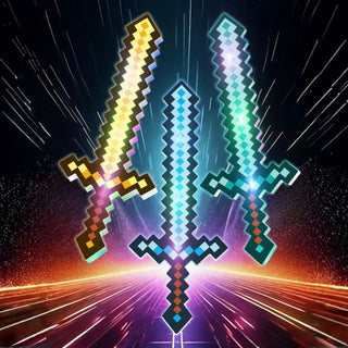 Minecraft Pixel LED Diamond Sword