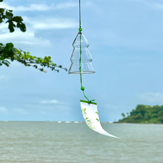 Tree Transparent Glass Blessing Bell