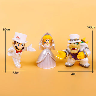 The Mushroom Kingdom Crew | Mario Collectible Figurines (Set of 8)