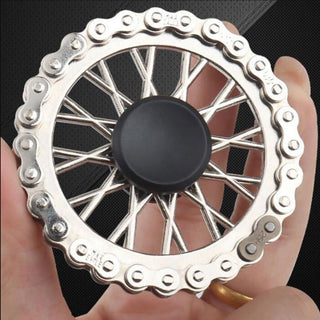 Metal Chain Wheel Fidget Spinner