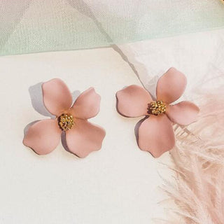 Cute Flower Shaped Ear Studs