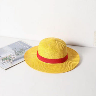 Monkey D. Luffy-Inspired Cosplay Straw Hat (Yellow)