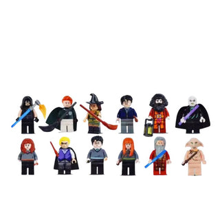 Harry Potter Building Block Set | 12 Mini Figures of Hogwarts Crew