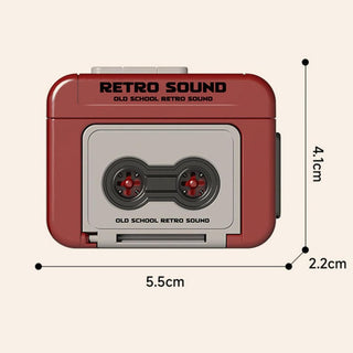 Retro Tape Recorder 3D Keychain with Sound