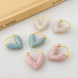 Cherished Hearts - Glowing Heart Stud Earrings