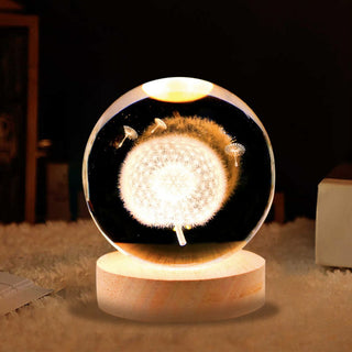 Dandelion Crystal Lamp