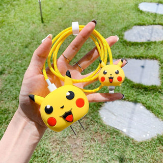 Pikachu Apple Charger Cover | Pokemon Theme 20W Apple Charger Cover