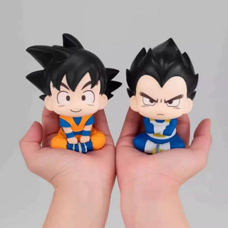 Chibi Saiyan Warrior PVC Collectibles | Dragon Ball Z Sitting Figurines