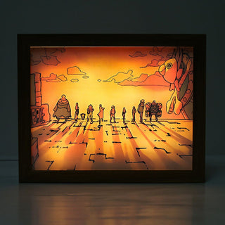One Piece Light Painting | Luffy Crew LED Light Painting