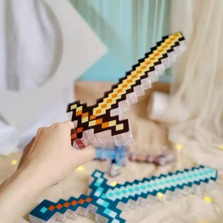 Minecraft Pixel LED Diamond Sword