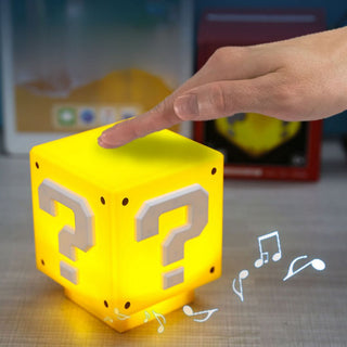 Mini Question Block Lamp | Mario Question Light with Sound