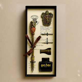 Hogwarts Magic Writing Set – Feather Quill Pen, Ink Bottle n Nib Tips