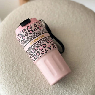 Pretty Panther Chic Stainless Steel Travel Tumbler