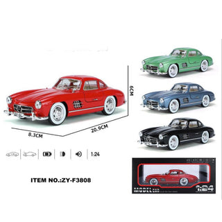 Mercedes-Benz 300 SL “Gullwing” Die-Cast Model Car – 1:24 Scale Metal Replica