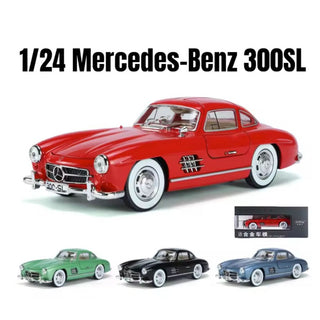 Mercedes-Benz 300 SL “Gullwing” Die-Cast Model Car – 1:24 Scale Metal Replica