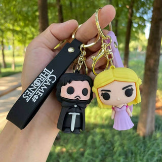 Game of Thrones Character Keychain | [3D] Premium Silicone | For GOT Lovers