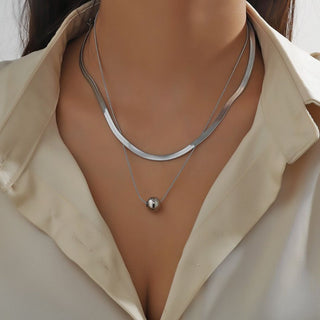 Dual Layer Necklace | Necklace for Formal Wear