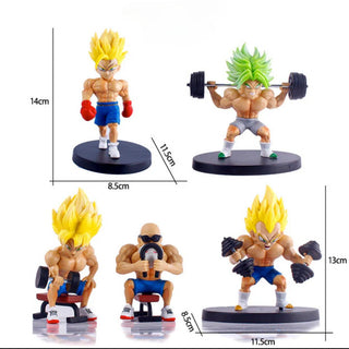 Saiyan Sweat Session Figurines