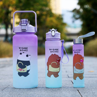 Bare Bear Water Bottle Set 