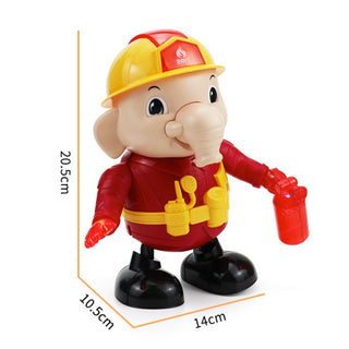 Dancing Elle - The Firefighter Elephant | Toy with Light and Music