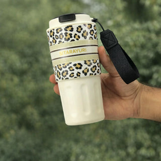 Pretty Panther Chic Stainless Steel Travel Tumbler