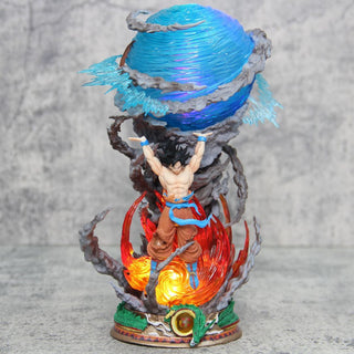 Goku Statue (Luminous Base) | Goku - Spirit Bomb Ready