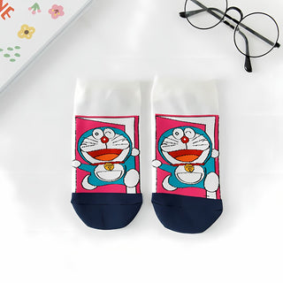 Colorful Doraemon Socks | Cute Cat Socks