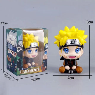 Naruto Kakashi Figurine Set | Anime Car Decor Set [10 cm] | With Box