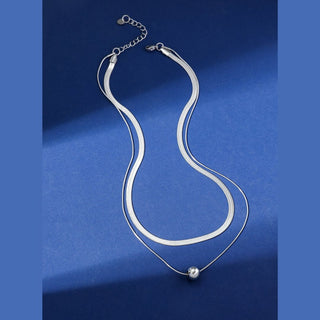 Dual Layer Necklace | Necklace for Formal Wear