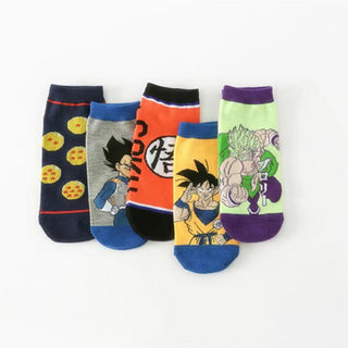 Dragon Ball Z Ankle Socks (Set of 5) | Soxy Anime Gift Set