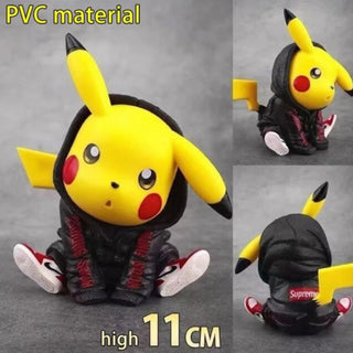 Awestruck Pikachu Figurine | Pikachu in a Hoodie