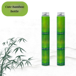 Pretty Bamboo Stick Bottle | Sleek Bamboo Bottle for Panda Lovers