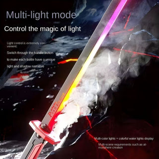 BlazeStrike LED Smoke Sword – Multicolor Light FX Toy
