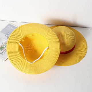 Monkey D. Luffy-Inspired Cosplay Straw Hat (Yellow)