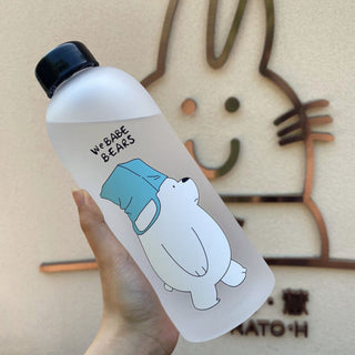 Bare Bears Water Bottle | Keep Hydrated with Cuteness (1000ml)