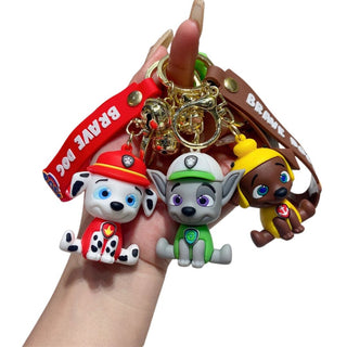 Cute Brave Dog Keychain | Keychains for Collectors