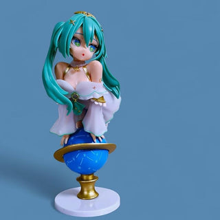 Hatsune Miku Celestial Chibi Display Figure With Planet Base