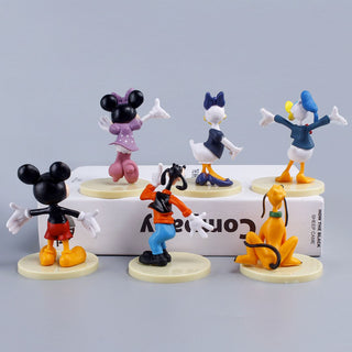 Mickey and Friends Figurines | Car Decor Cartoon Set