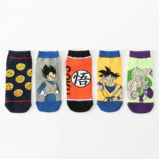 Dragon Ball Z Ankle Socks (Set of 5) | Soxy Anime Gift Set