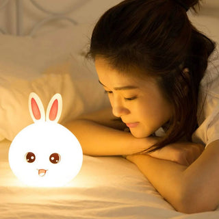 Cutesy Rabbit Lamp - Silicon LED Night Light