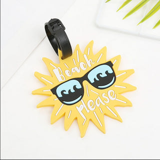 Holiday-Themed Luggage Tags – Fun Silicone Travel Bag Tags