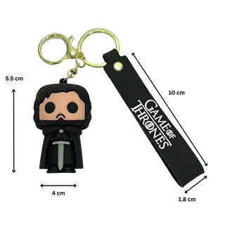 Game of Thrones Character Keychain | [3D] Premium Silicone | For GOT Lovers