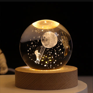 To The Moon Crystal Lamp | Gift a Moon 3D Lamp