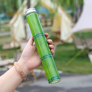 Pretty Bamboo Stick Bottle | Sleek Bamboo Bottle for Panda Lovers