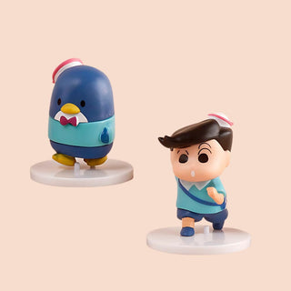 Chibi Charm Twins – Shinchan x Sanrio BFF Mini Figures (Pack of 2)