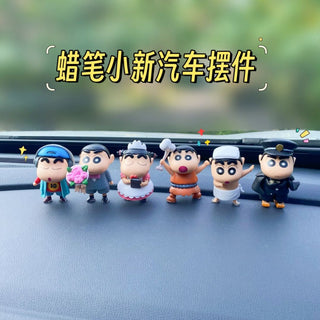 Shinchan Car Decor Figures | 8 cm Collectible Figurines