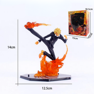 Sanji Diable Jambe Flame Kick PVC Figure